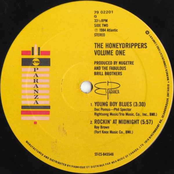 Honeydrippers, The : Volume One (12",EP)