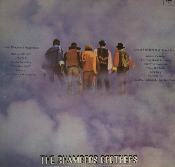 Chambers Brothers, The : Love, Peace And Happiness / Live At Bill Graham's Fillmore East (LP,Album,Stereo)