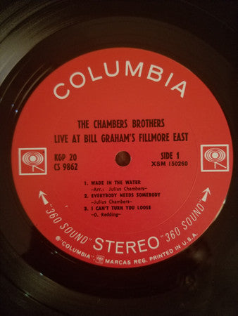 Chambers Brothers, The : Love, Peace And Happiness / Live At Bill Graham's Fillmore East (LP,Album,Stereo)