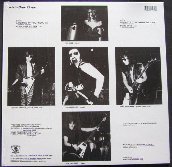 Mercyful Fate : Mercyful Fate (12",45 RPM,Mini-Album,Reissue)