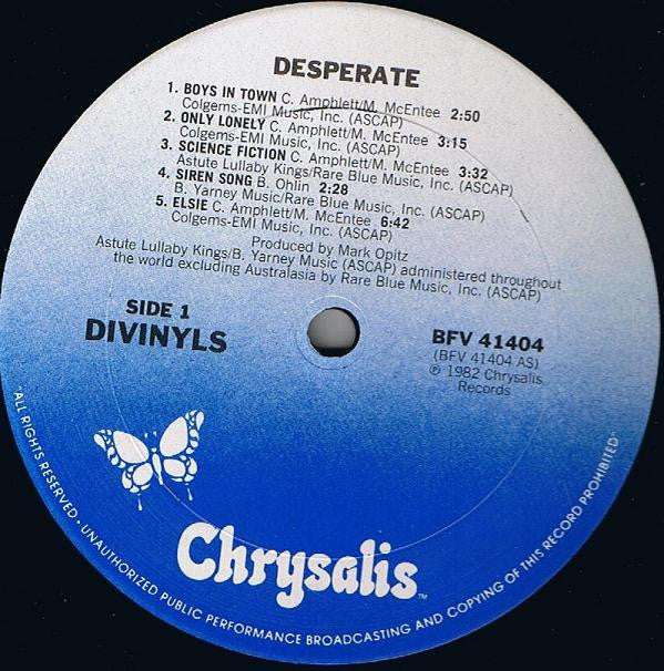 Divinyls : Desperate (LP,Album)
