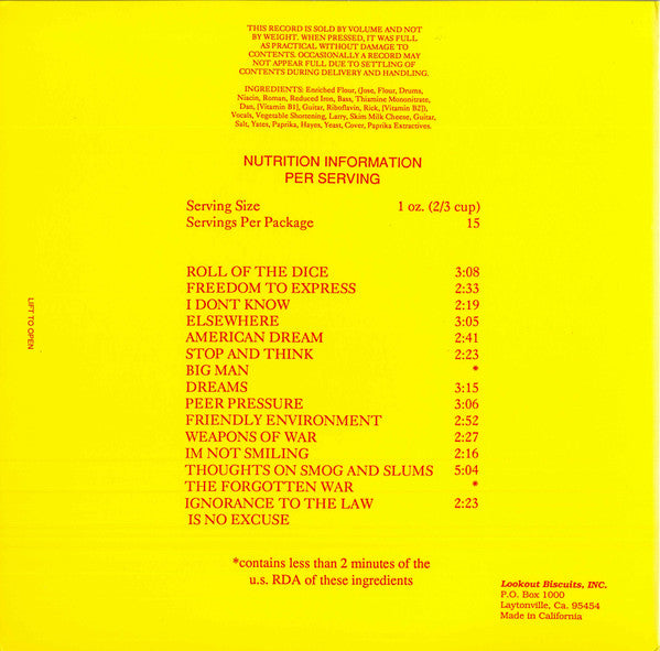 Corrupted Morals : Cheese-It (LP,Album)
