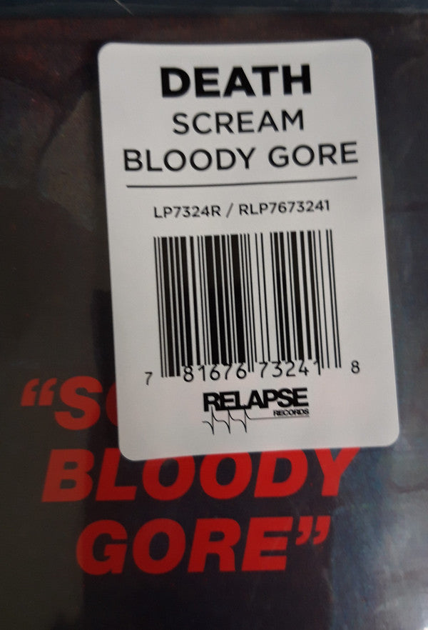 Death (2) : Scream Bloody Gore (LP,Album,Reissue,Remastered)