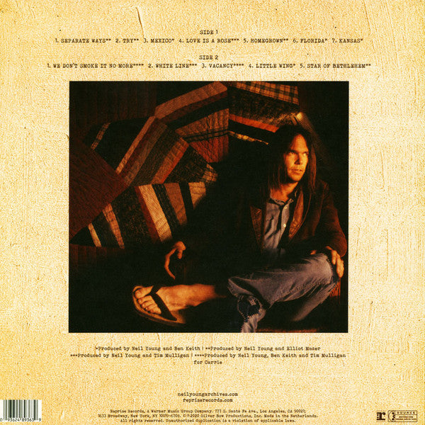 Neil Young : Homegrown (LP,Album,Record Store Day,Limited Edition)