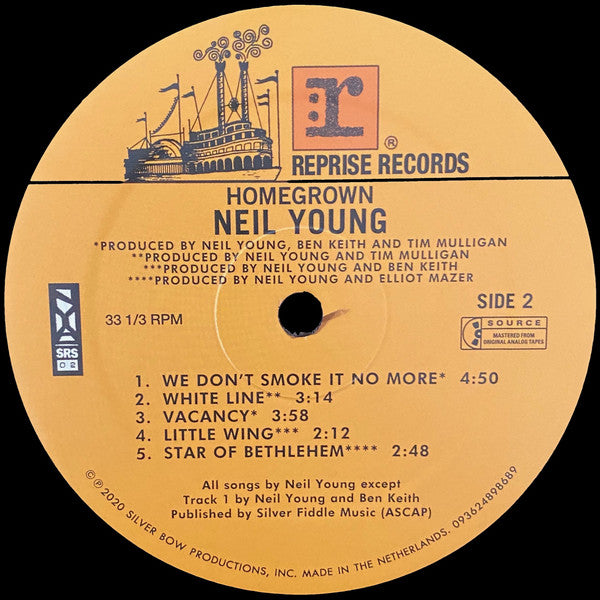 Neil Young : Homegrown (LP,Album,Record Store Day,Limited Edition)