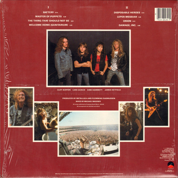 Metallica : Master Of Puppets (LP,Album)