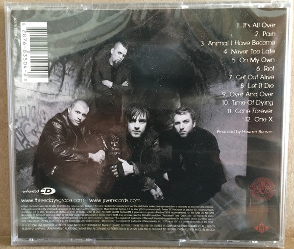 Three Days Grace : One-X (Album,Enhanced,Reissue)