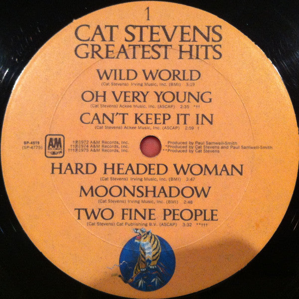 Cat Stevens : Greatest Hits (LP,Compilation)