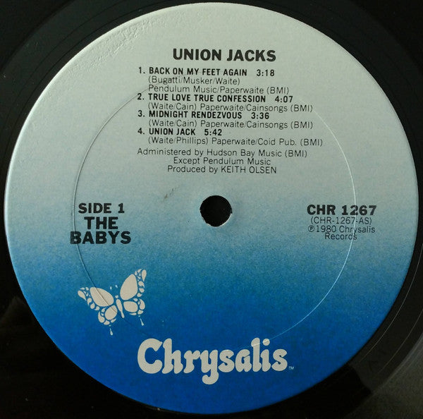 Babys, The : Union Jacks (LP,Album)