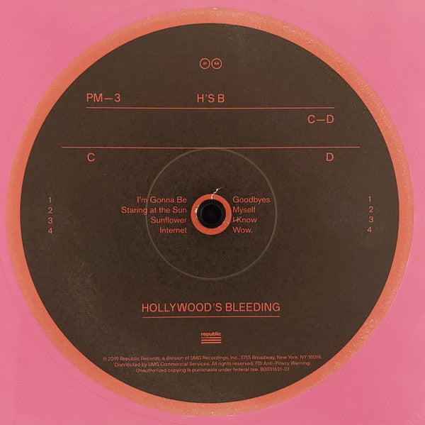 Post Malone : Hollywood's Bleeding (LP,Album,Stereo)