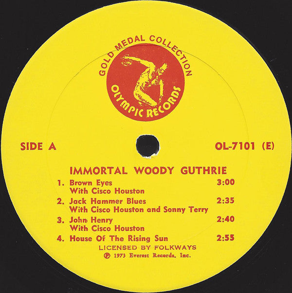 Woody Guthrie : Immortal Woody Guthrie (LP,Compilation)