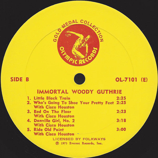 Woody Guthrie : Immortal Woody Guthrie (LP,Compilation)