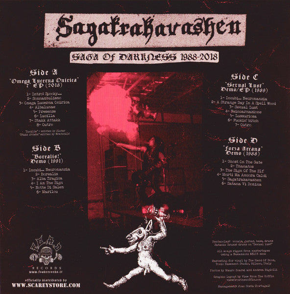 Sagatrakavashen : Saga Of Darkness 1988-2018 (LP,Compilation,Limited Edition,Remastered)