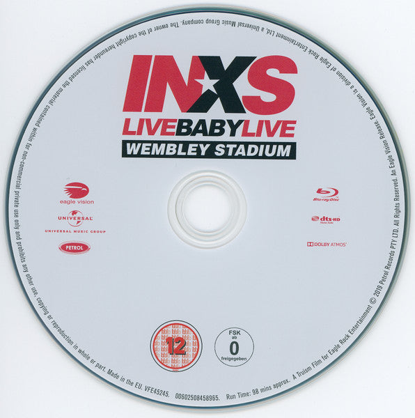 INXS : Live Baby Live Wembley Stadium  (4K,Multichannel,Stereo,Remastered)