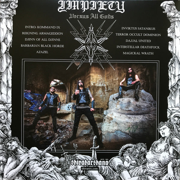 Impiety : Versus All Gods (LP,Album,Limited Edition)