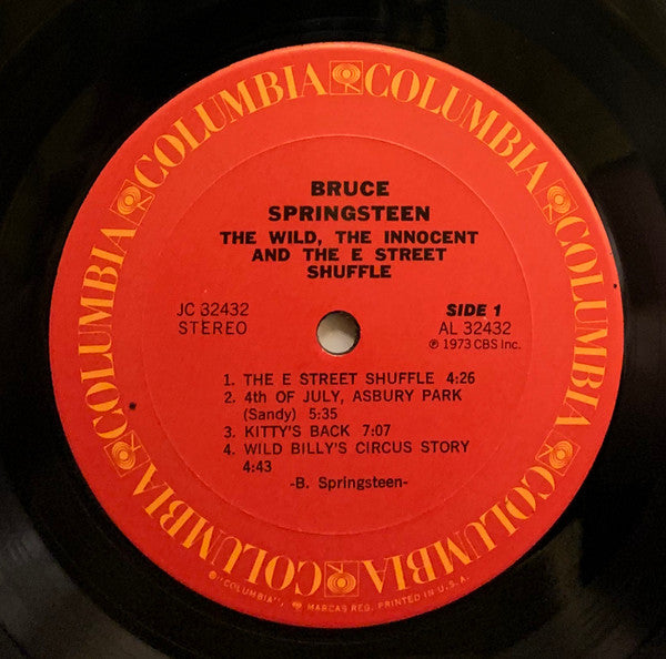 Bruce Springsteen : The Wild, The Innocent & The E Street Shuffle (LP,Album,Reissue)