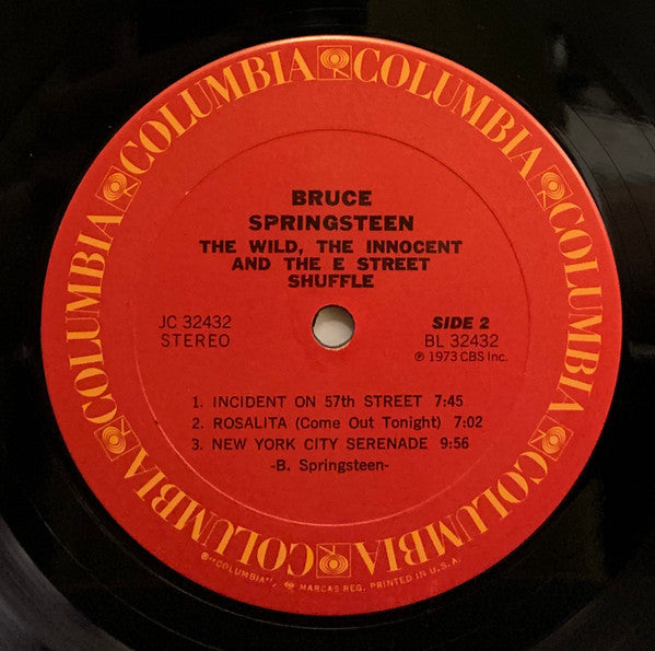 Bruce Springsteen : The Wild, The Innocent & The E Street Shuffle (LP,Album,Reissue)