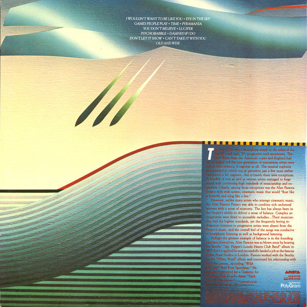 Alan Parsons Project, The : The Best Of The Alan Parsons Project (LP,Compilation,Remastered,Stereo)