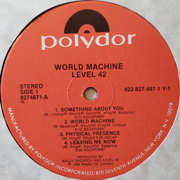 Level 42 : World Machine (LP,Album)