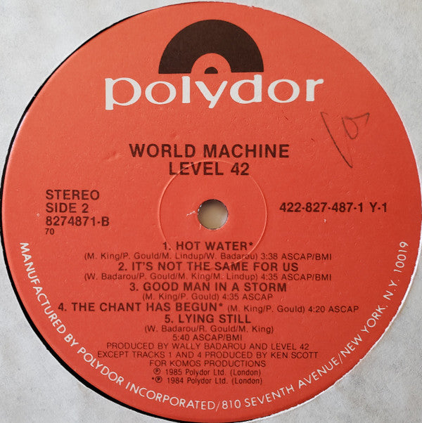 Level 42 : World Machine (LP,Album)