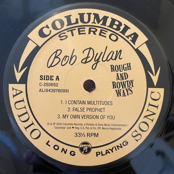 Bob Dylan : Rough And Rowdy Ways (LP,Album,Stereo)