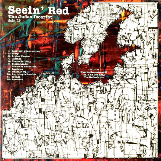 Seein' Red / Judas Iscariot, The : Seein' Red / The Judas Iscariot (LP,Album)