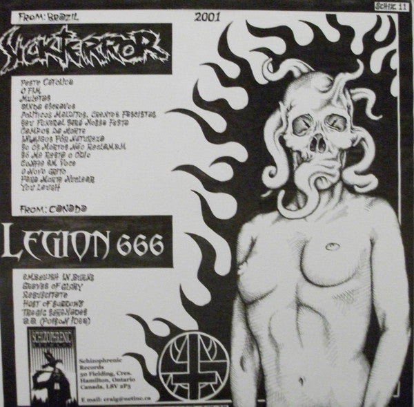 Sick Terror / Legion 666 : ...And Man Will Be The Hunted (LP,Album)