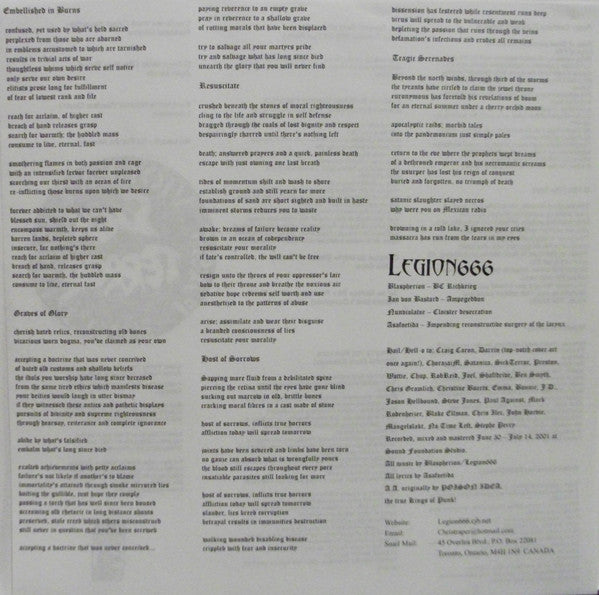 Sick Terror / Legion 666 : ...And Man Will Be The Hunted (LP,Album)