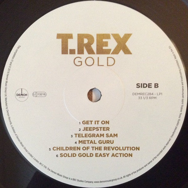 T. Rex : Gold (LP,Compilation)