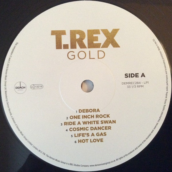 T. Rex : Gold (LP,Compilation)