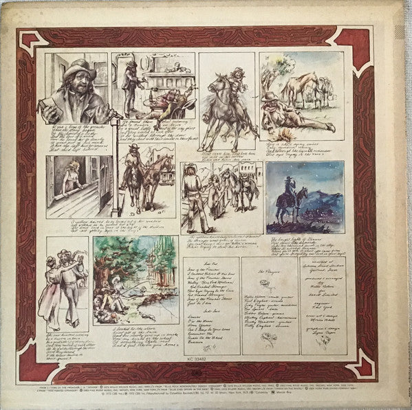 Willie Nelson : Red Headed Stranger (LP,Album,Stereo)