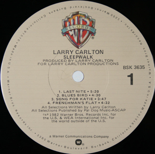 Larry Carlton : Sleepwalk (LP,Album)