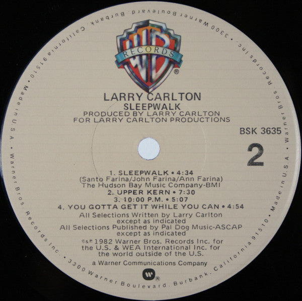 Larry Carlton : Sleepwalk (LP,Album)