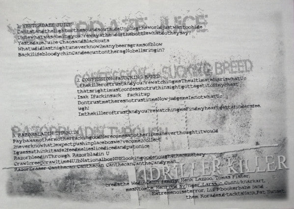 Extreme Noise Terror / Driller Killer : Extreme Noise Terror / Driller Killer (10",Limited Edition)