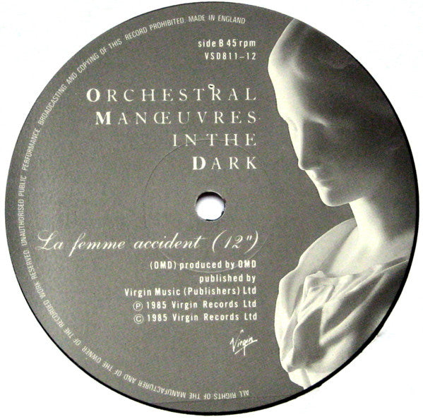 Orchestral Manoeuvres In The Dark : La Femme Accident (12",45 RPM,Single,Limited Edition)