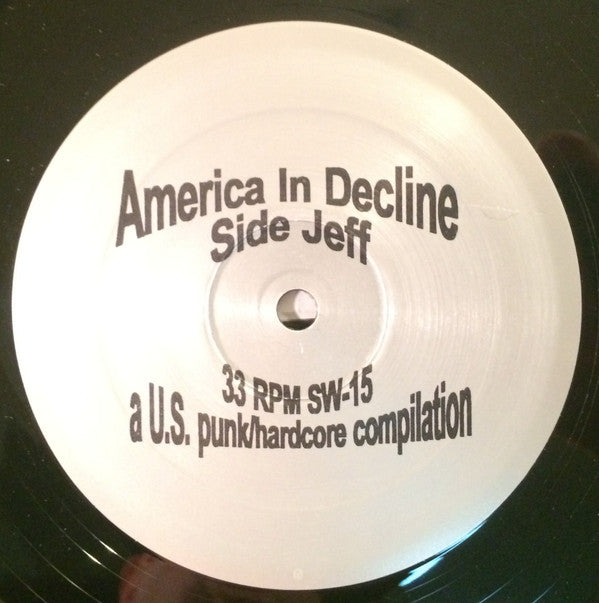 Various : America In Decline (LP,Album,Compilation)