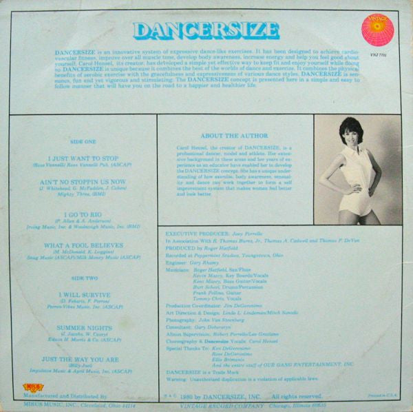 Carol Hensel : Dancersize (LP,Album)