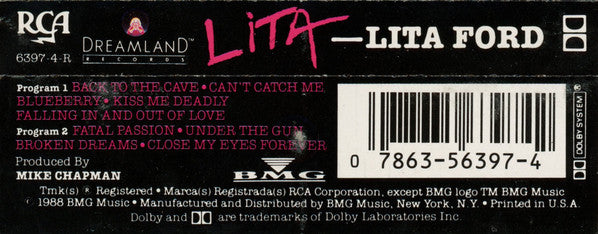 Lita Ford : Lita (Album)