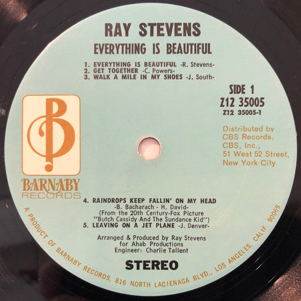 Ray Stevens : Everything Is Beautiful (LP,Album)