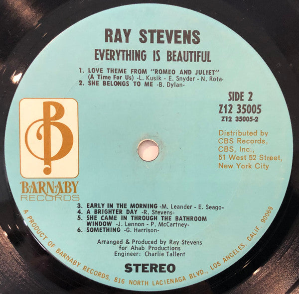 Ray Stevens : Everything Is Beautiful (LP,Album)