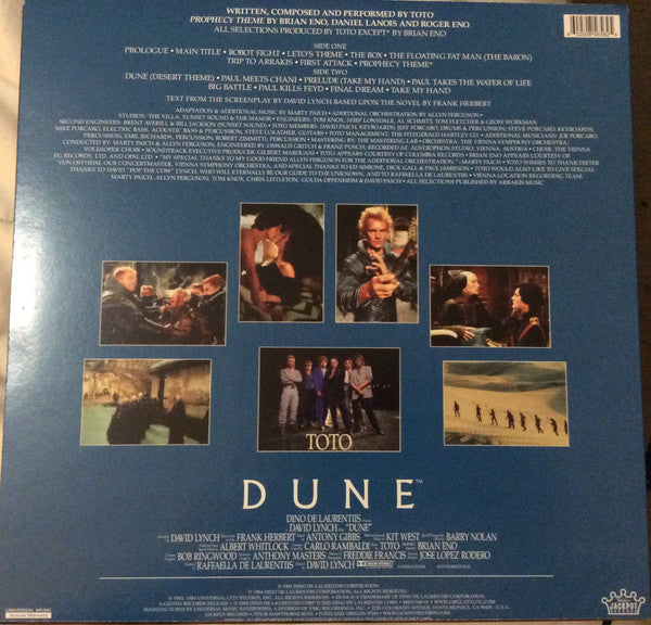 Various : Dune (Original Soundtrack Recording) (LP,Album,Limited Edition,Reissue)