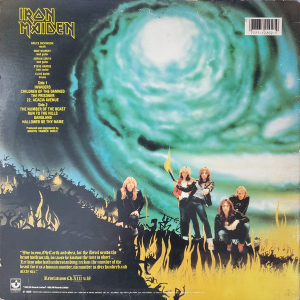 Iron Maiden : The Number Of The Beast (LP,Album)