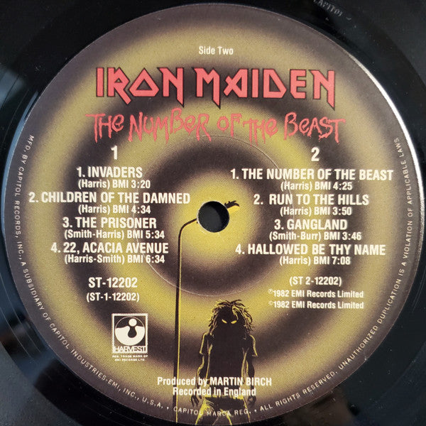 Iron Maiden : The Number Of The Beast (LP,Album)