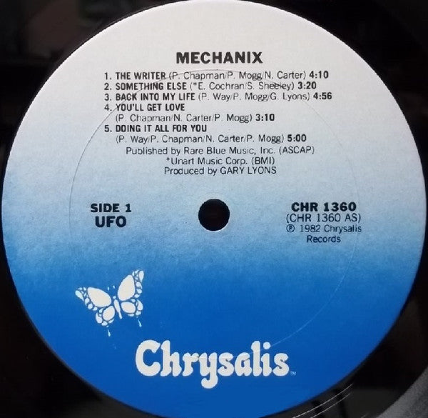 UFO (5) : Mechanix (LP,Album,Stereo)