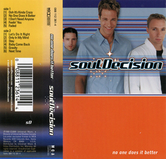 soulDecision : No One Does It Better (Album)
