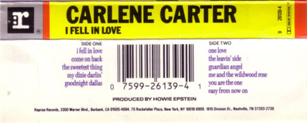 Carlene Carter : I Fell In Love (Album)