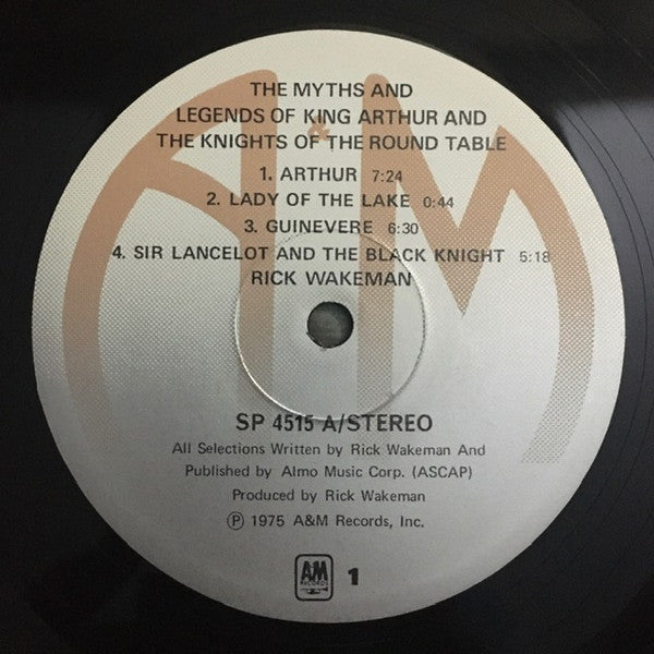 Rick Wakeman : The Myths And Legends Of King Arthur And The Knights Of The Round Table (LP,Album)