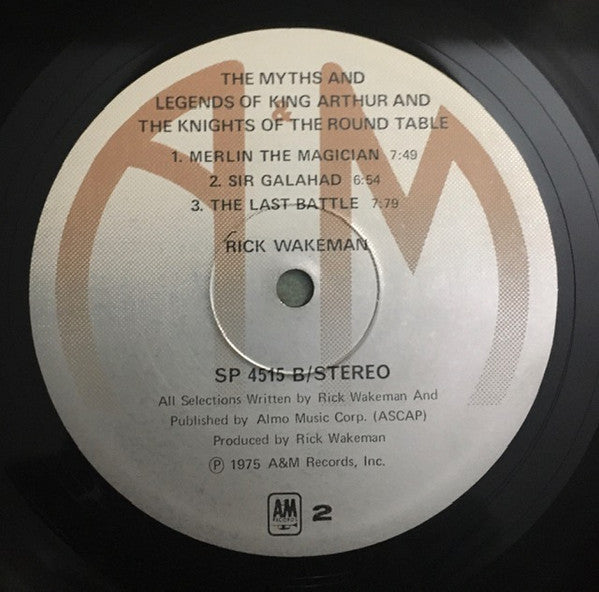 Rick Wakeman : The Myths And Legends Of King Arthur And The Knights Of The Round Table (LP,Album)