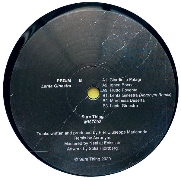 Prg/M : Lenta Ginestra (12",EP)