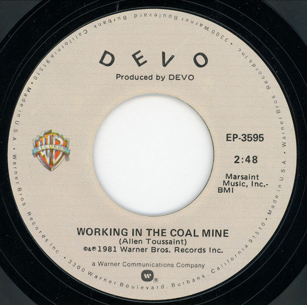 Devo : Working In The Coal Mine (7",45 RPM,Single)